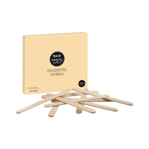 100 spatules en bois jetable pour l'application des crèmes - Ruck Ruck