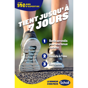 5 Pansements Hydrocolloïdes Talons - Grand Format pour Ampoules - Scholl Scholl