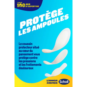 5 Pansements Mix Hydrocolloïdes Talons/Orteils - Scholl Scholl