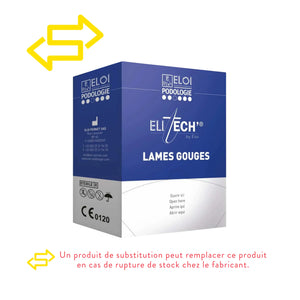 500 lames de gouges N°3 - Elitech by Eloi Eloi Podologie
