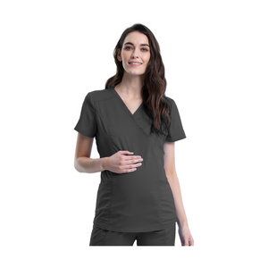 Ajaccio - Tunique maternité - Femme enceinte - Cache-cœur - Cherokee Cherokee Authentic Workwear Anthracite-3XL