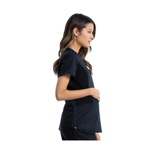 Ajaccio - Tunique maternité - Femme enceinte - Cache-cœur - Cherokee Cherokee Authentic Workwear Noir-3XL