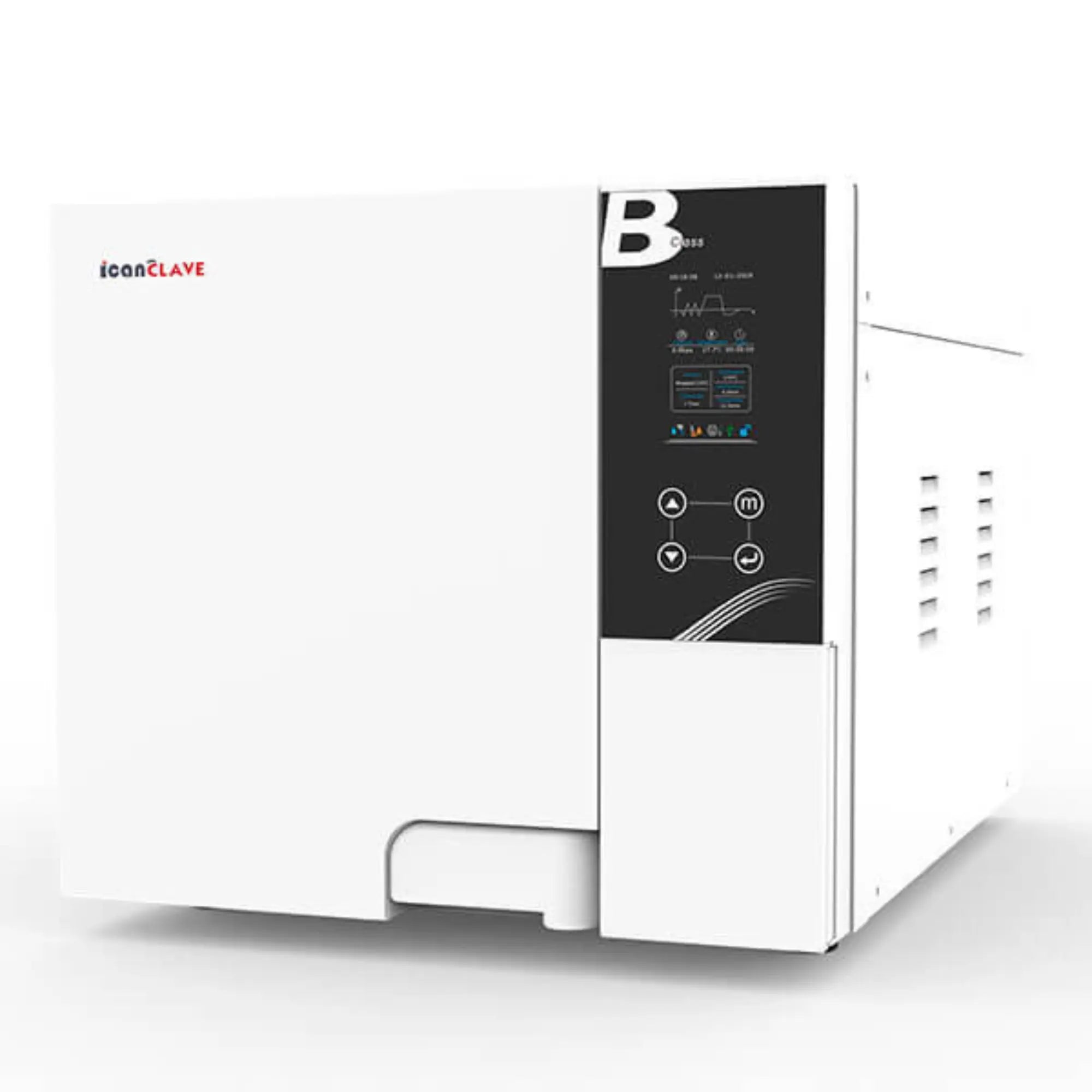 Autoclave blanc 12 Litres Classe B avec USB et imprimante intégrée Icanclave Autoclaves