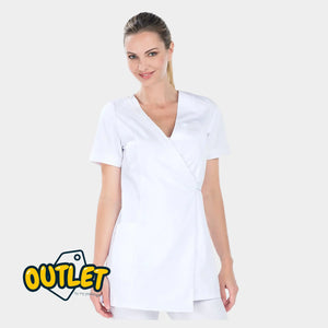 Blouse femme - Taille S - My Blouse // Fin de série My Podologie Claudia - sergé blanc