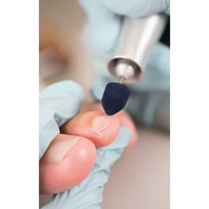 Capuchons abrasifs pointus x10 1103 - Diamant - Grain gros - Abrasion des cors, durillons et hyperkératoses - 13 mm Ruck