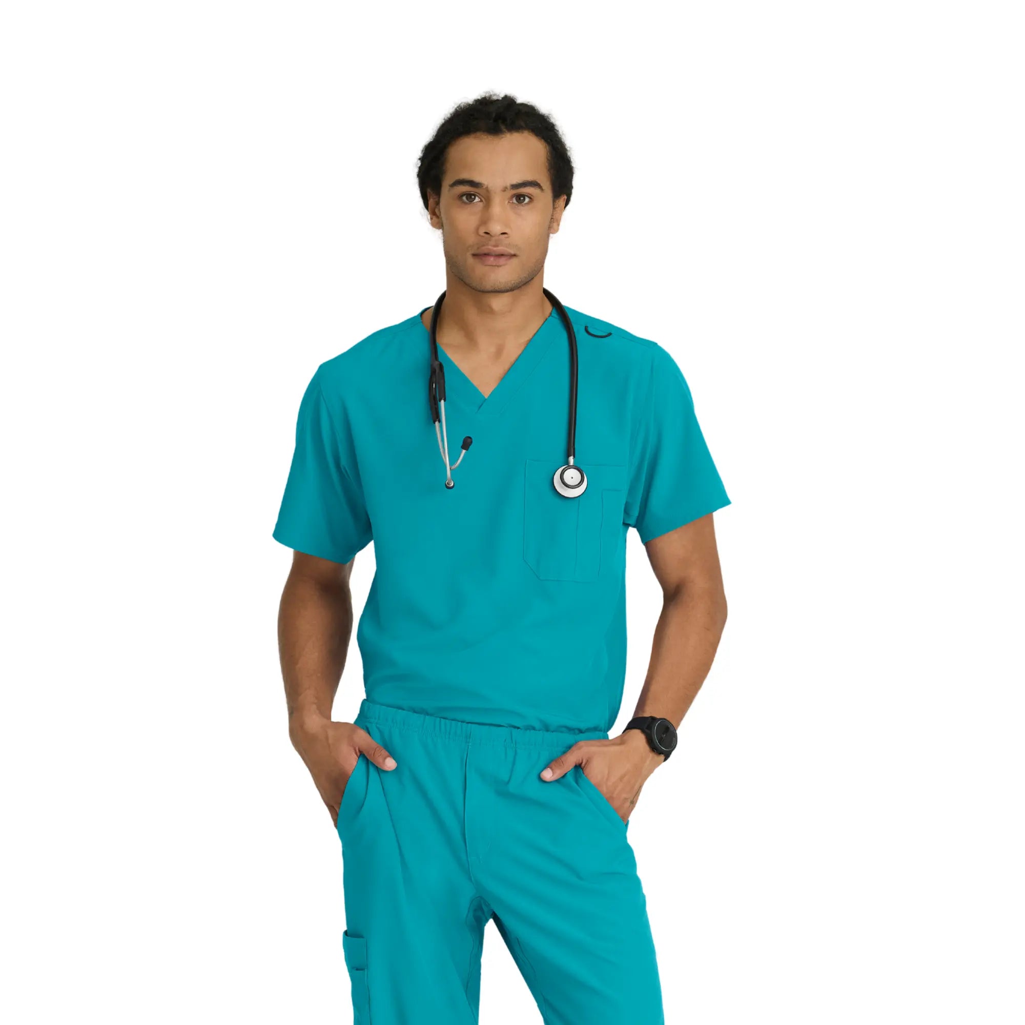 Casablanca - Tunique col V - coupe large - Homme - Skechers SKECHERS Bleu Caraïbes / XL