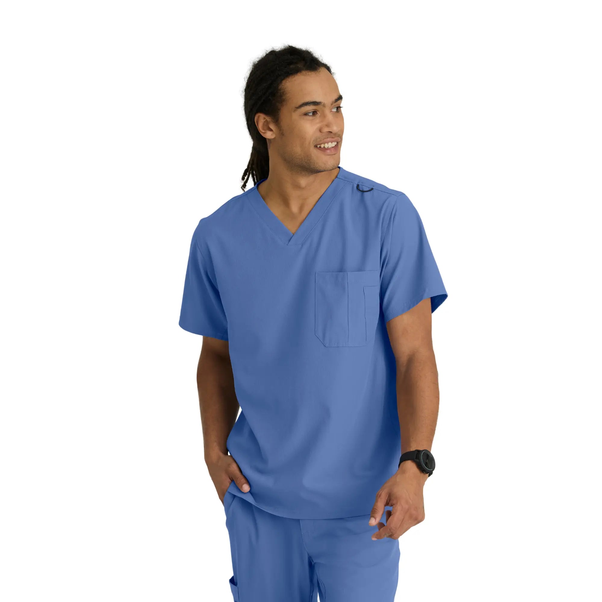 Casablanca - Tunique col V - coupe large - Homme - Skechers SKECHERS Bleu Ciel / XL