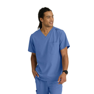 Casablanca - Tunique col V - coupe large - Homme - Skechers SKECHERS Bleu Ciel / XL