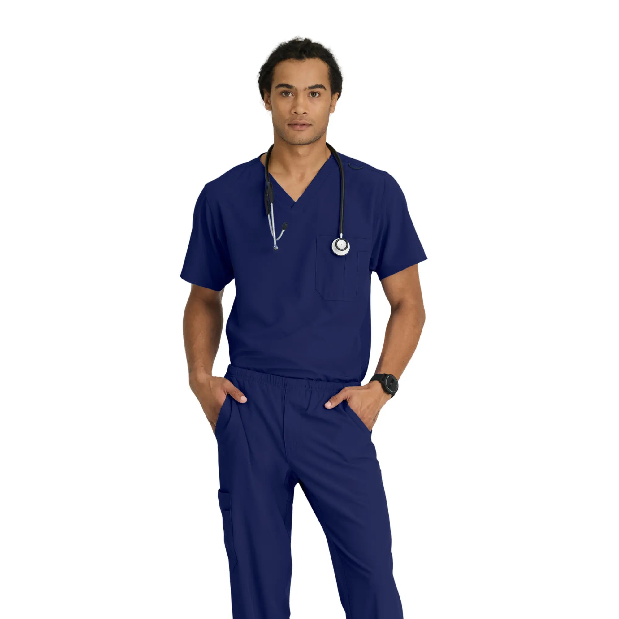 Casablanca - Tunique col V - coupe large - Homme - Skechers SKECHERS Bleu Marine / XL