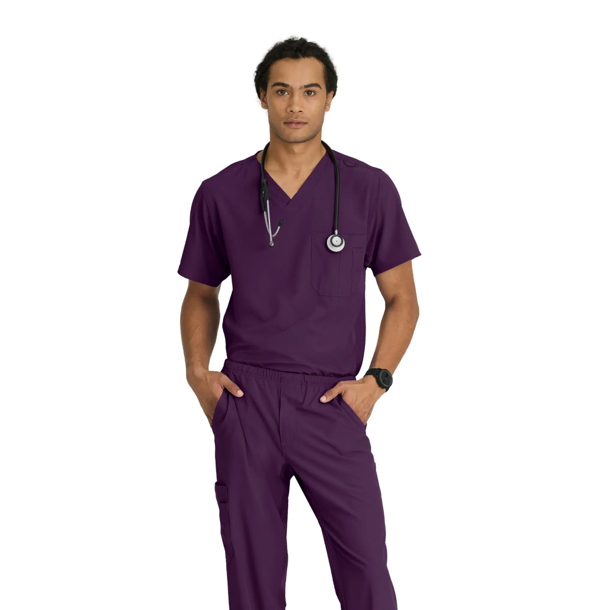 Casablanca - Tunique col V - coupe large - Homme - Skechers SKECHERS Aubergine / XL