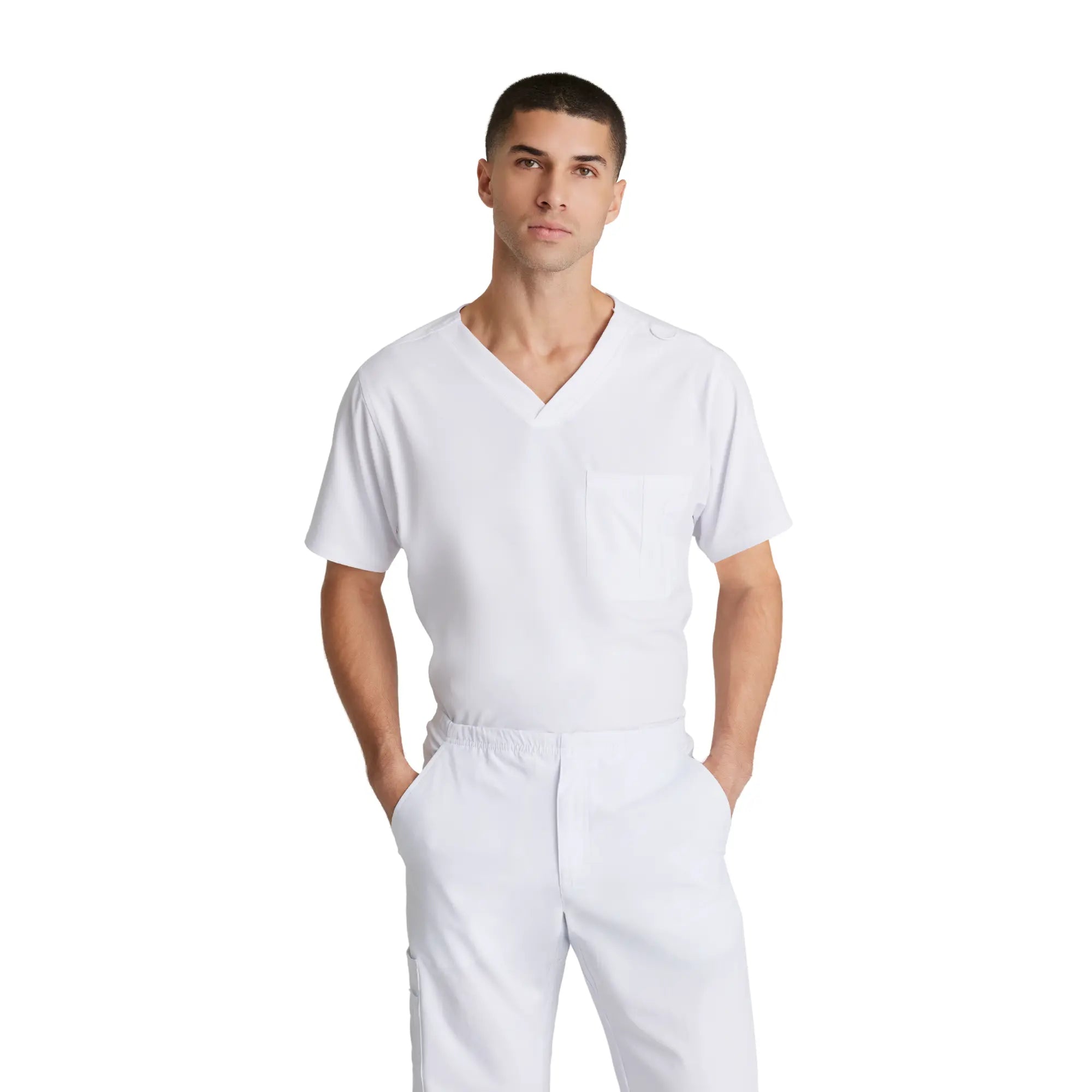 Casablanca - Tunique col V - coupe large - Homme - Skechers SKECHERS Blanc / XL