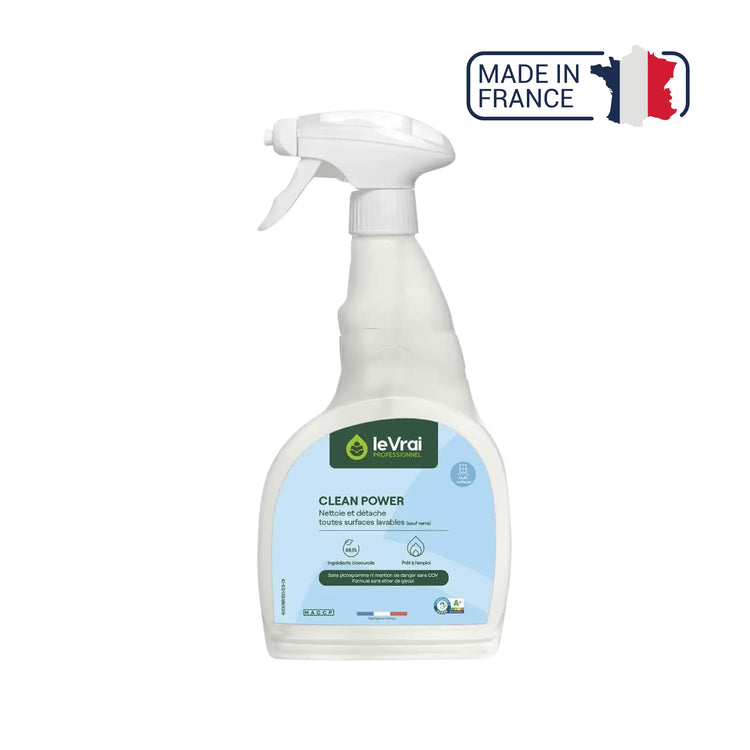 Clean Power - Deux contenances disponibles - Le vrai professionnel Le Vrai Professionnel