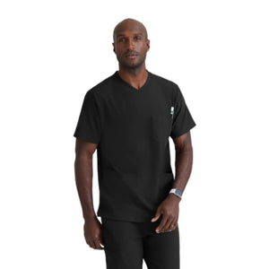 Crew - T-shirt médical - Col V croisé - Homme - Skechers Vitality SKECHERS VITALITY Noir / XL