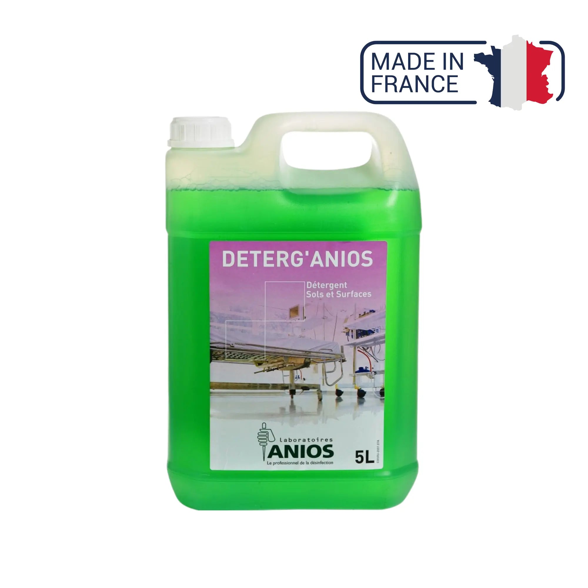 Deterg'anios - Sols et Surfaces - Effet mouillant, dispersant et solubilisant - 1 L ou 5L - Anios Anios