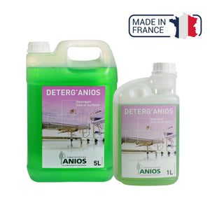 Deterg'anios - Sols et Surfaces - Effet mouillant, dispersant et solubilisant - 1 L ou 5L - Anios Anios