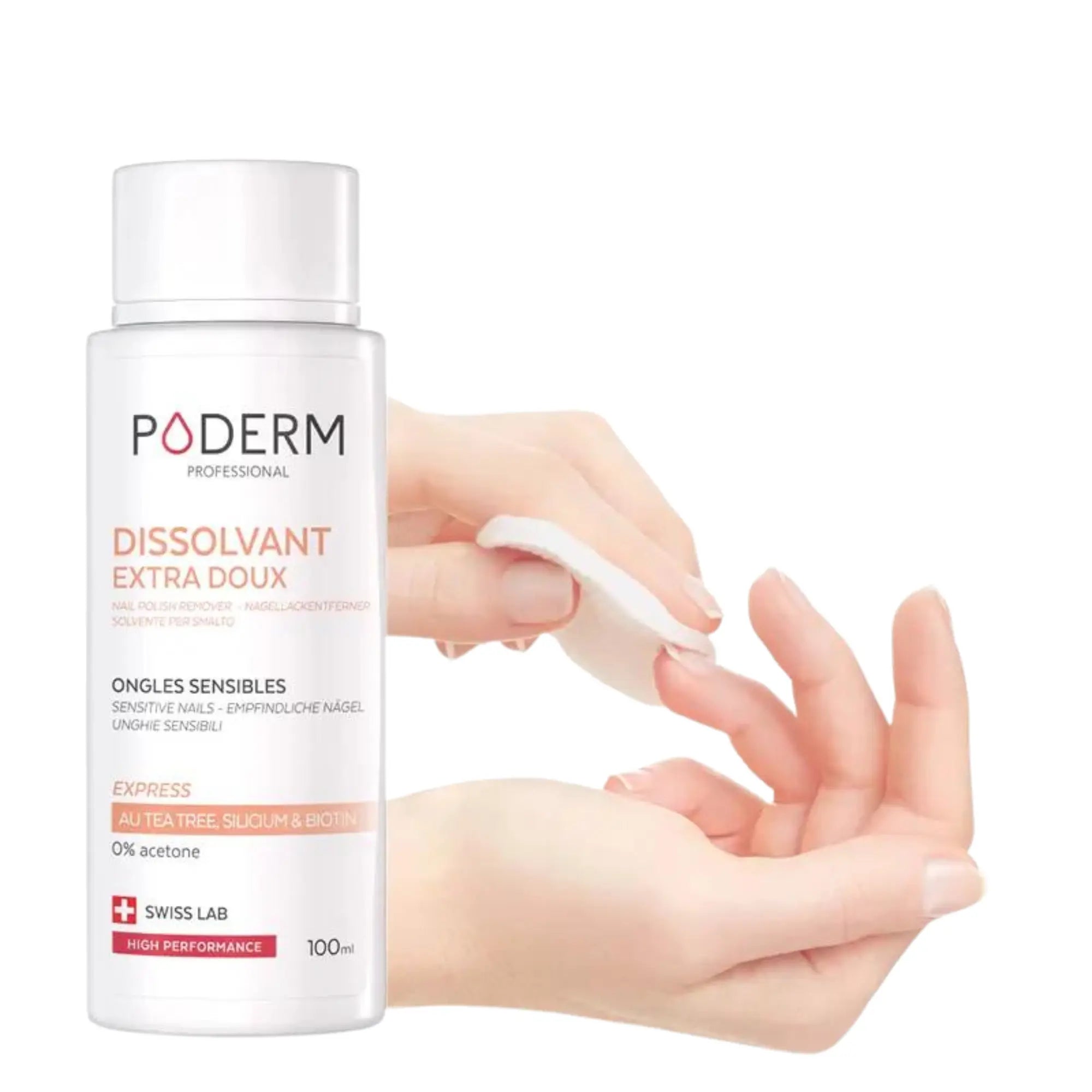 Dissolvant Extra Doux - Sans acétone - Poderm