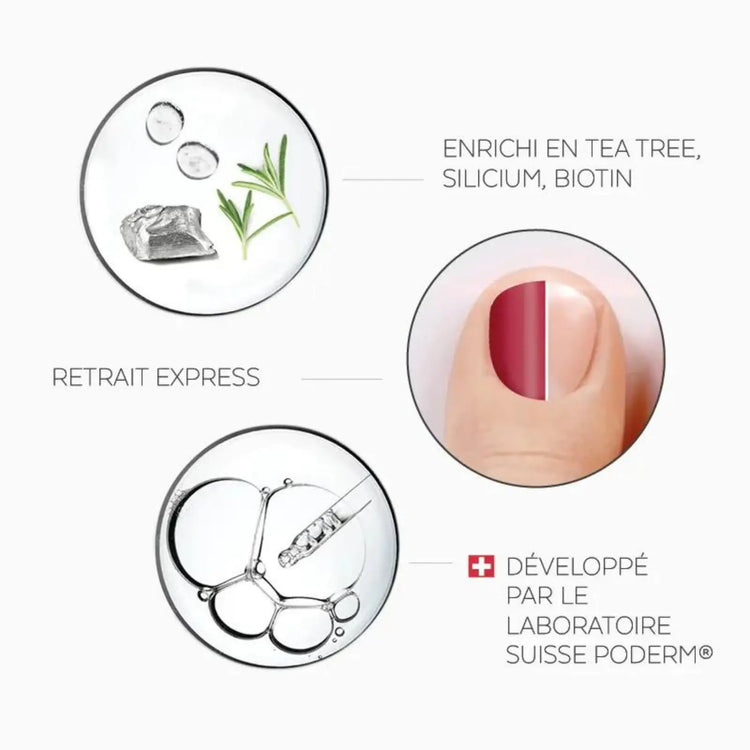 Dissolvant Extra Doux - Sans acétone - Poderm