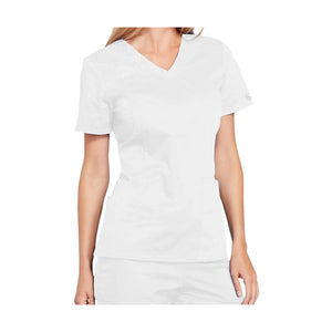 Dunkerque - Tunique col V - Femme - Cherokee Cherokee Authentic Workwear Blanc-3XL
