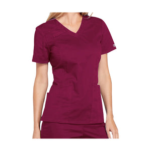 Dunkerque - Tunique col V - Femme - Cherokee Cherokee Authentic Workwear Bordeaux-3XL