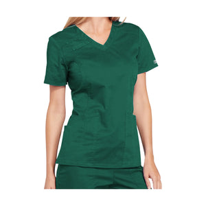 Dunkerque - Tunique col V - Femme - Cherokee Cherokee Authentic Workwear Vert-Chasseur-3XL