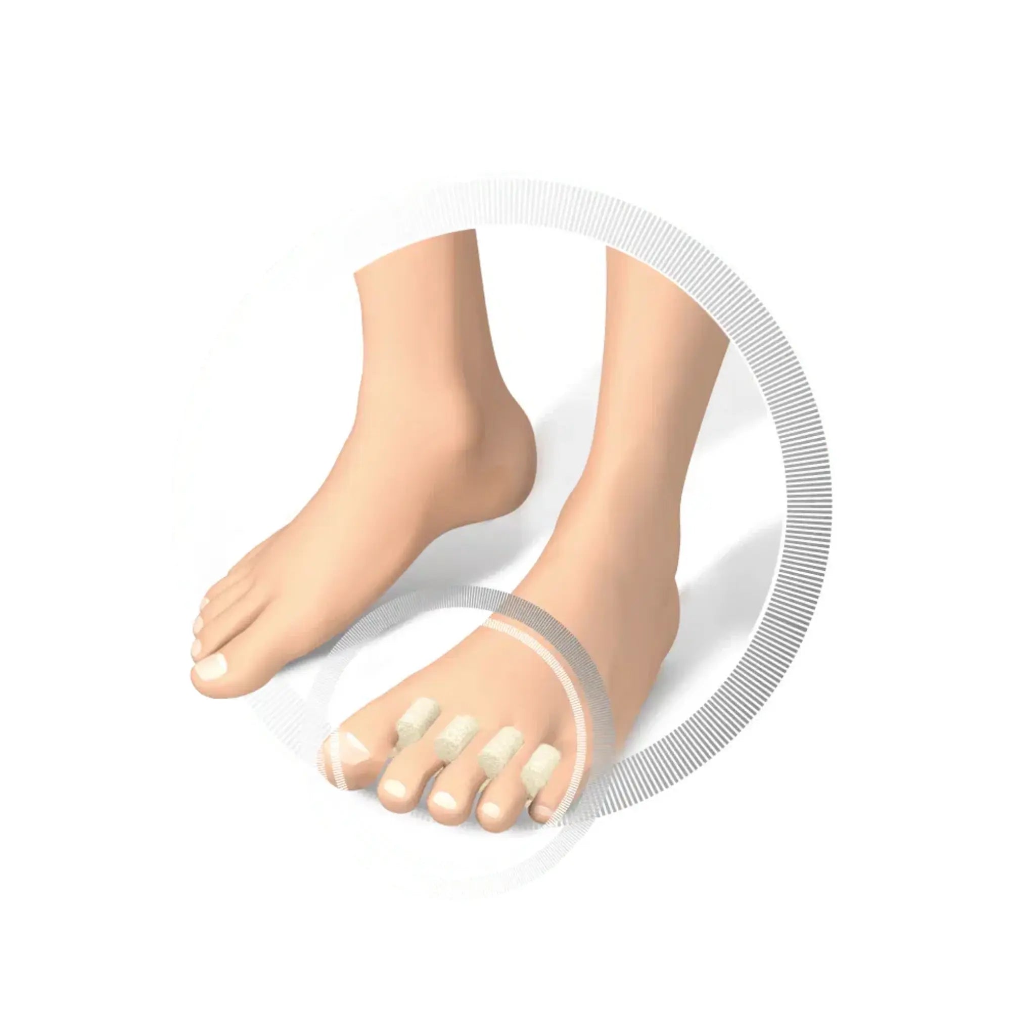 Ecarteur d'orteils en mousse - Une paire - Ruck Ruck