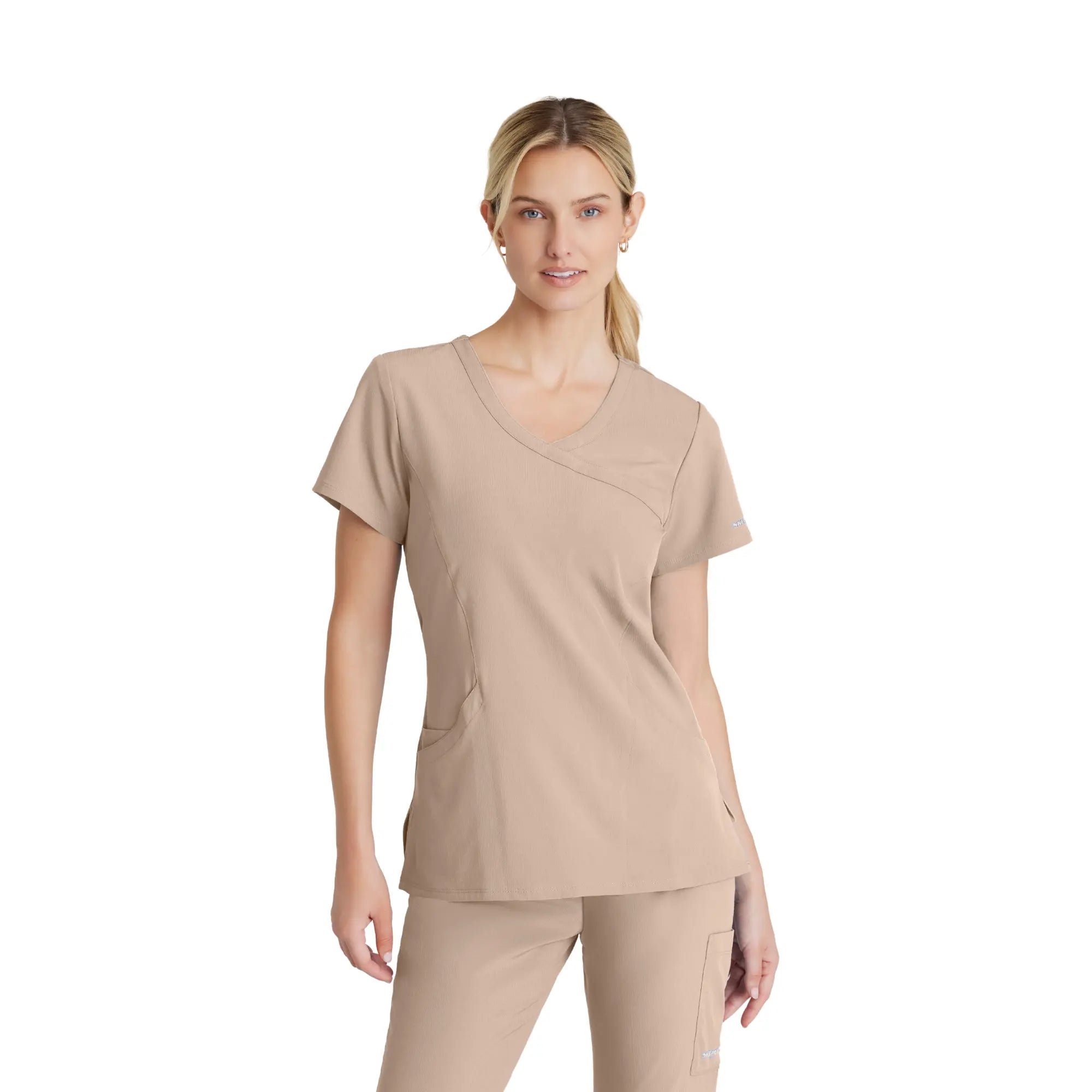Edelweiss - Tunique col croisé - Femme - Skechers SKECHERS Taupe / XL