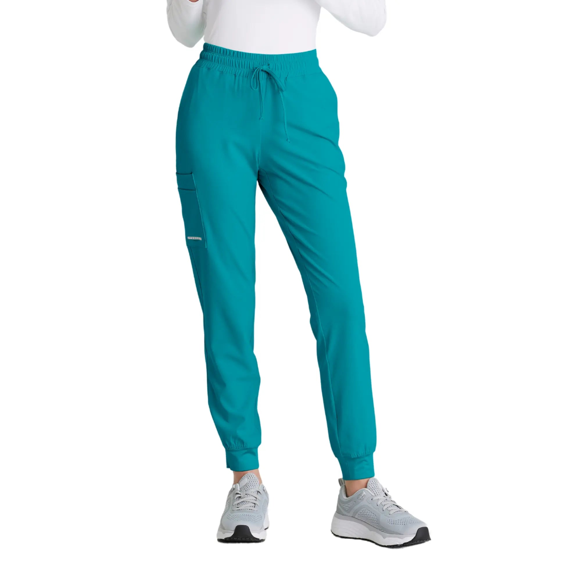 Elym - Jogging avec cordon de serrage - Femme - Skechers SKECHERS Bleu Caraïbes / XL