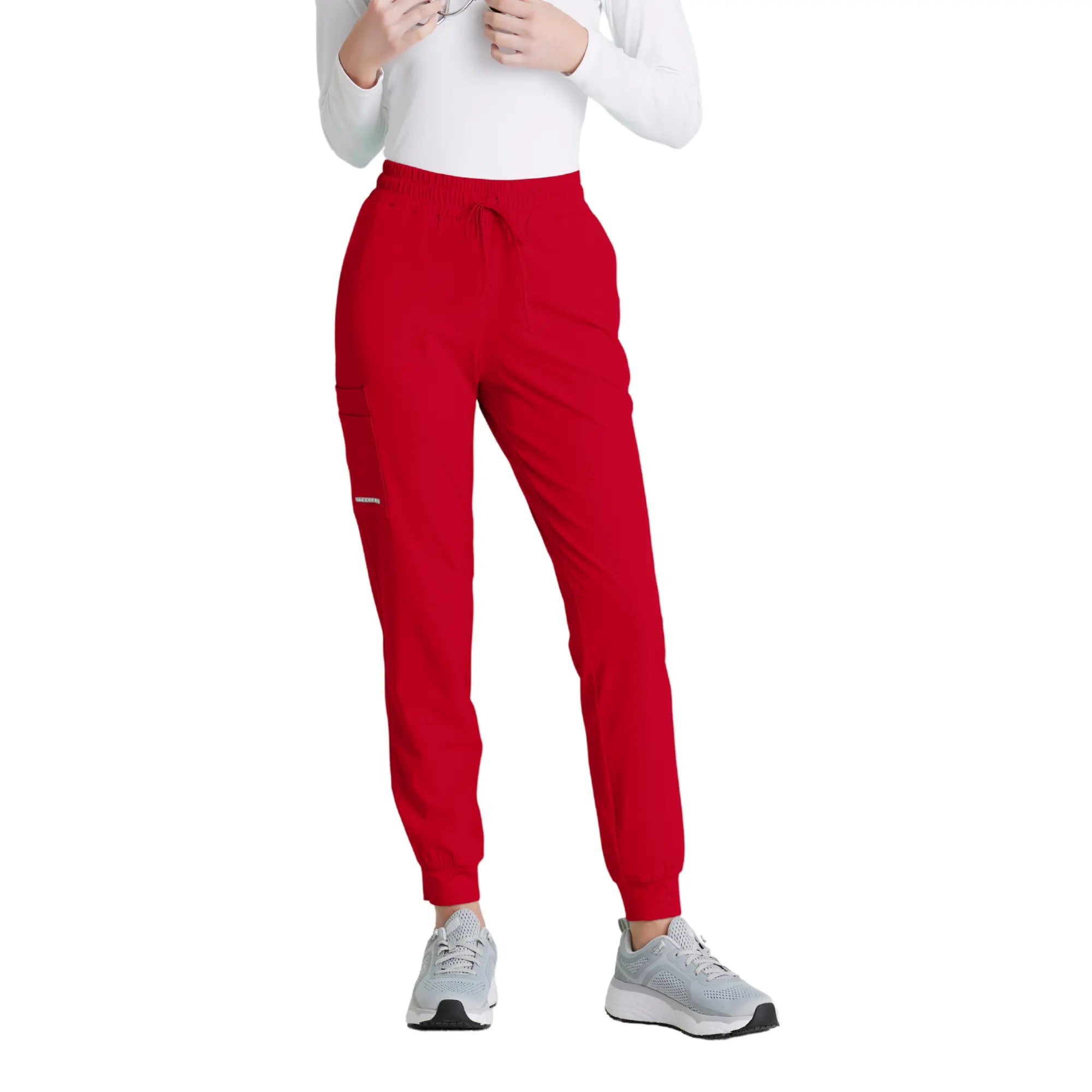 Elym - Jogging avec cordon de serrage - Femme - Skechers SKECHERS Rouge / XL