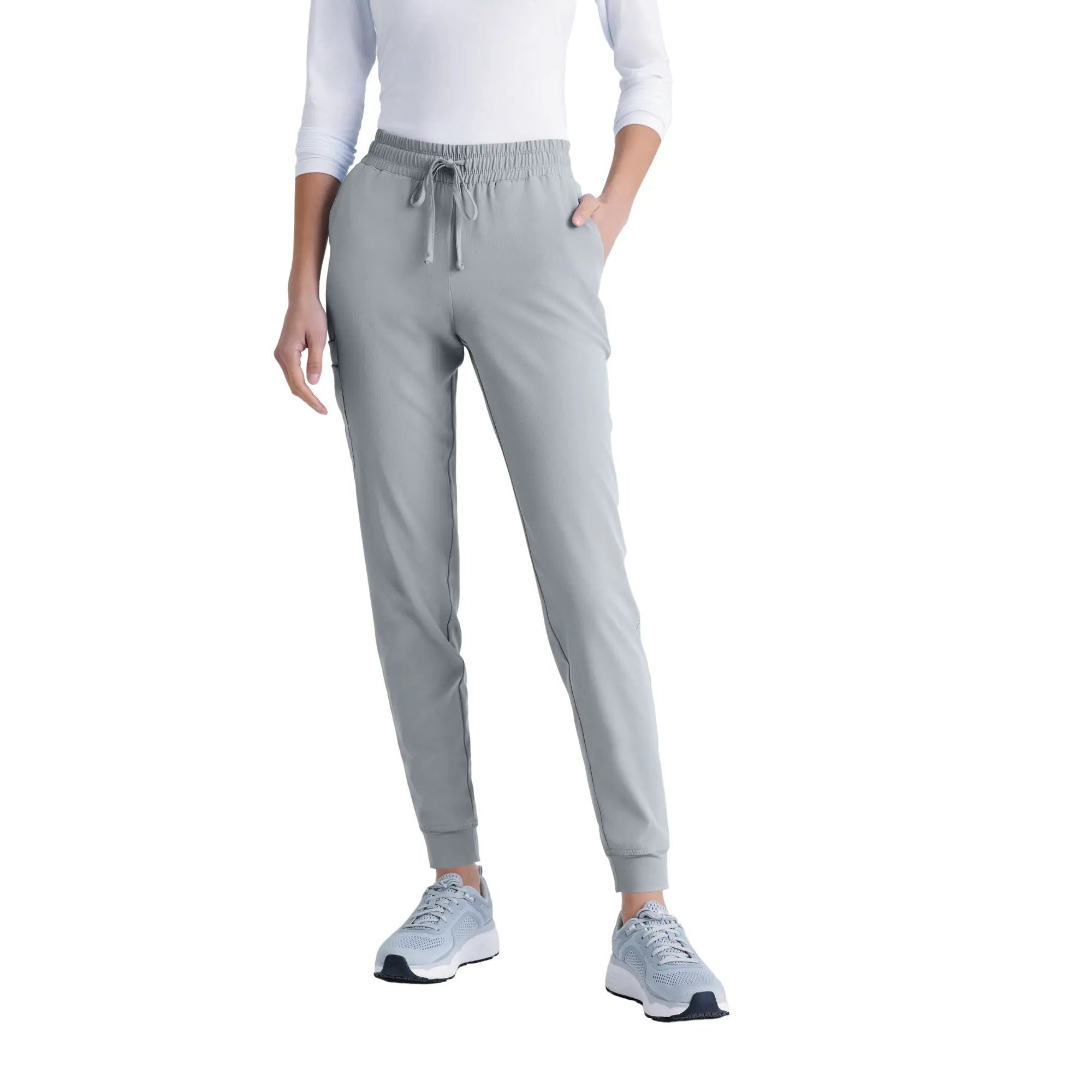 Elym - Jogging avec cordon de serrage - Femme - Skechers SKECHERS Gris Clair / XL
