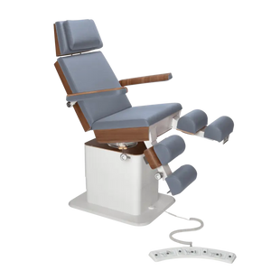 Fauteuil de pédicurie - MOON - Relevage électrique - Filaire - Ruck My Podologie Océan-3-moteurs-Noyer
