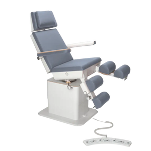Fauteuil de pédicurie - MOON - Relevage électrique - Filaire - Ruck My Podologie Océan-5-moteurs-Blanc