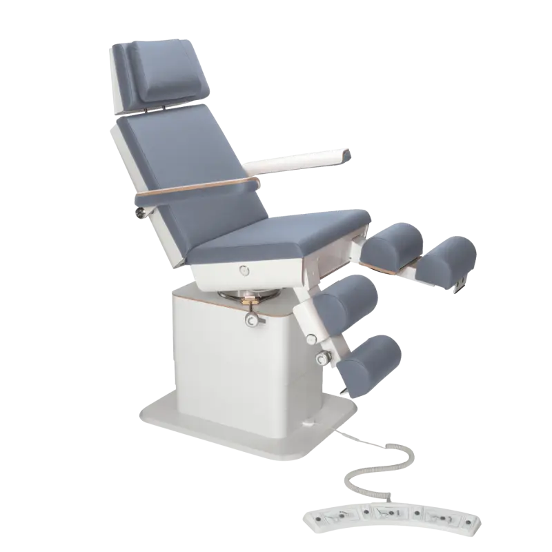 Fauteuil de pédicurie - MOON - Relevage électrique - Filaire - Ruck My Podologie Océan-5-moteurs-Blanc