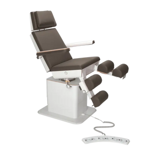Fauteuil de pédicurie - MOON - Relevage électrique - Filaire - Ruck My Podologie Expresso-3-moteurs-2-Blanc