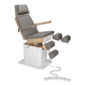 Fauteuil de pédicurie - MOON - Relevage électrique - Filaire - Ruck My Podologie Pierre-3-moteurs-2-Chêne