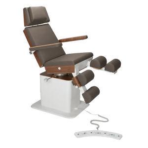 Fauteuil de pédicurie - MOON - Relevage électrique - Filaire - Ruck My Podologie Expresso-3-moteurs-2-Noyer