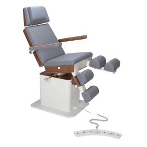 Fauteuil de pédicurie - MOON - Relevage électrique - Filaire - Ruck My Podologie Océan-3-moteurs-2-Noyer