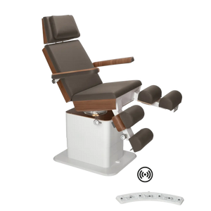 Fauteuil de pédicurie - MOON - Relevage électrique - Wifi - Ruck My Podologie  Expresso-3-moteurs-Noyer