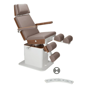Fauteuil de pédicurie - MOON - Relevage électrique - Wifi - Ruck My Podologie  Muscade-3-moteurs-2-Noyer