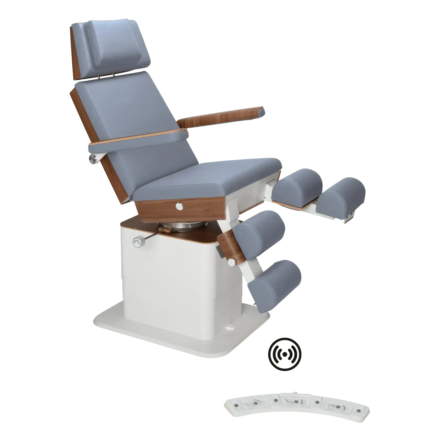 Fauteuil de pédicurie - MOON - Relevage électrique - Wifi - Ruck My Podologie  Océan-3-moteurs-2-Noyer