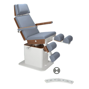 Fauteuil de pédicurie - MOON - Relevage électrique - Wifi - Ruck My Podologie  Océan-3-moteurs-2-Noyer