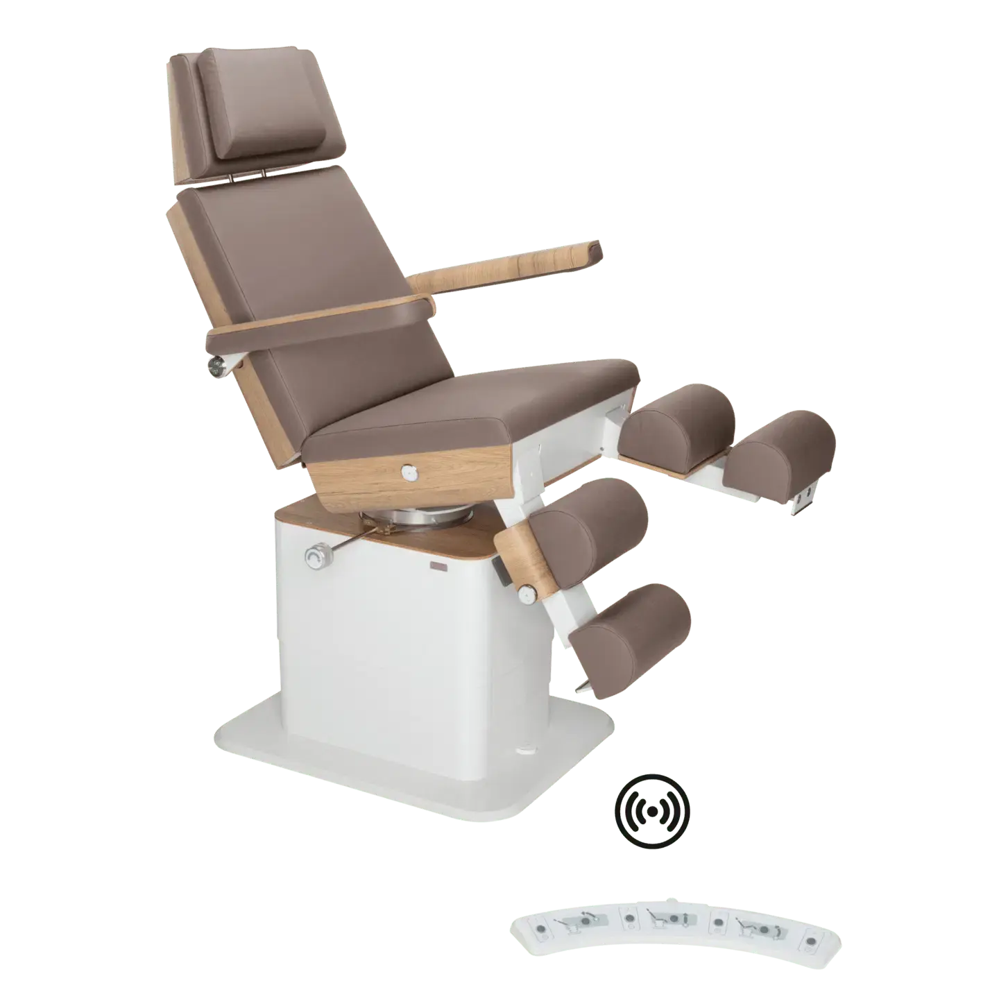 Fauteuil de pédicurie - MOON - Relevage électrique - Wifi - Ruck My Podologie  Muscade-3-moteurs-2-Chêne