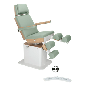 Fauteuil de pédicurie - MOON - Relevage électrique - Wifi - Ruck My Podologie  Sauge-3-moteurs-2-Chêne