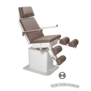 Fauteuil de pédicurie - MOON - Relevage électrique - Wifi - Ruck My Podologie  Muscade-5-moteurs-Blanc