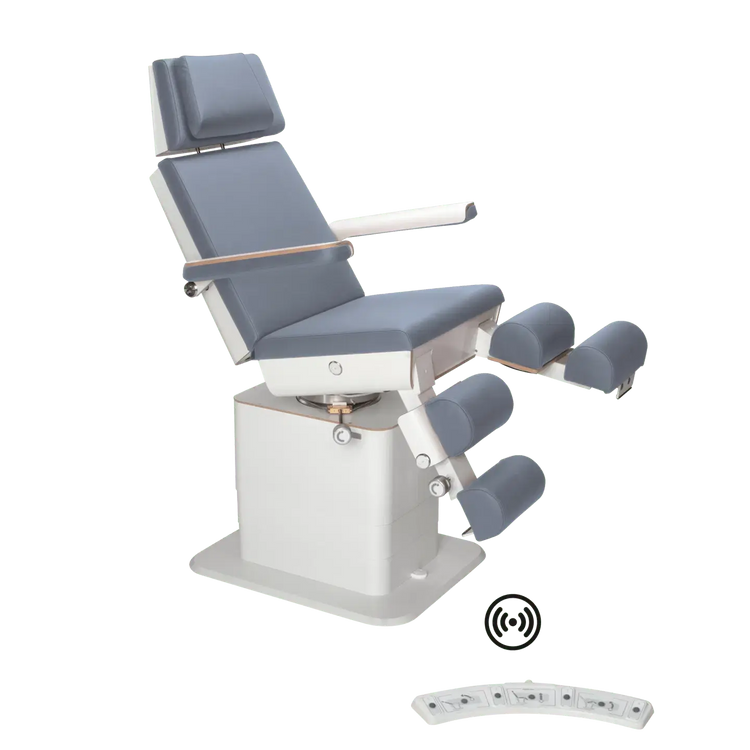 Fauteuil de pédicurie - MOON - Relevage électrique - Wifi - Ruck My Podologie  Océan-5-moteurs-Blanc