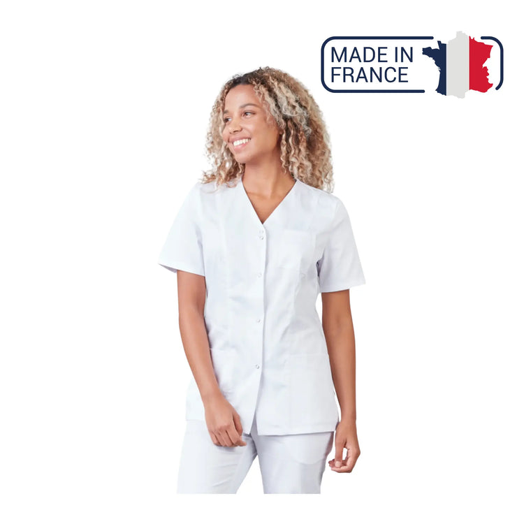 Gaia - Blouse Manches courtes - Col V - Femme - 70 cm - Phirejo Phirejo