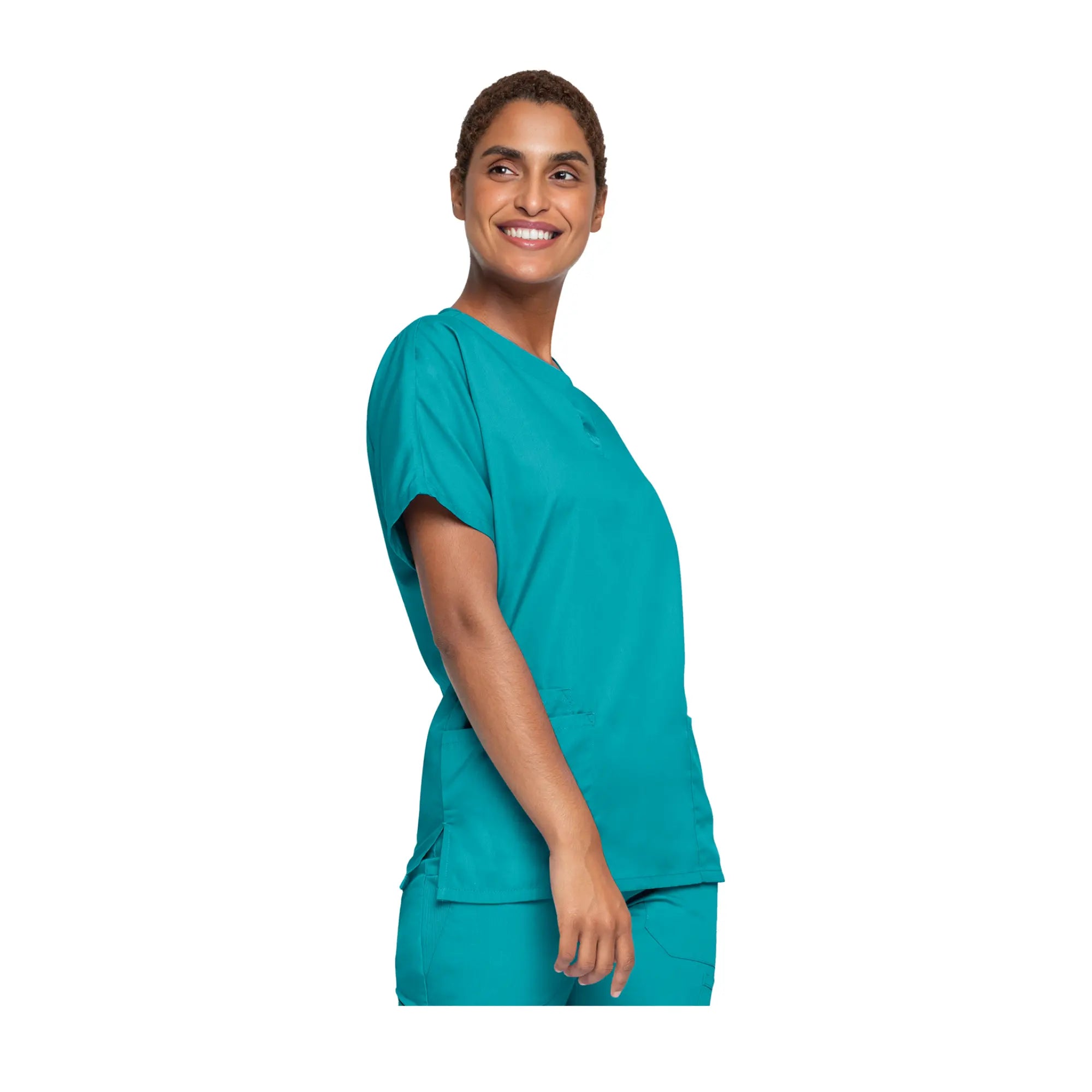 Guéthary - Tunique médicale - Col V - Manches courtes - Femme - Cherokee - Couleur 1 Cherokee Authentic Workwear