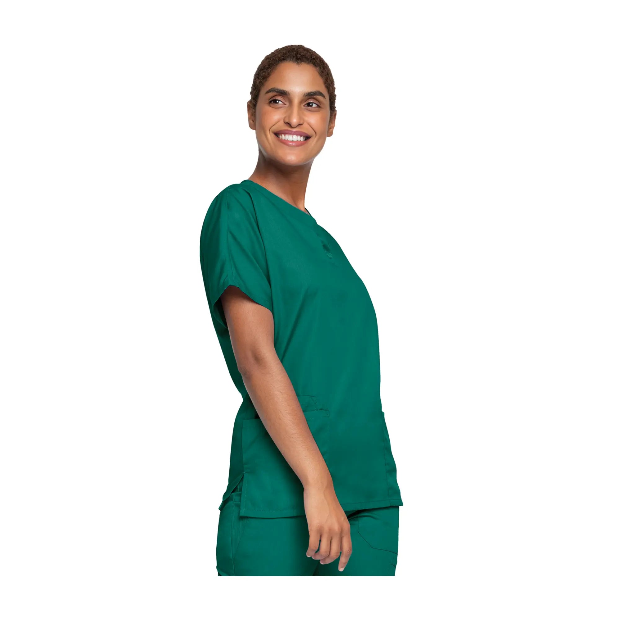Guéthary - Tunique médicale - Col V - Manches courtes - Femme - Cherokee - Couleur 1 Cherokee Authentic Workwear