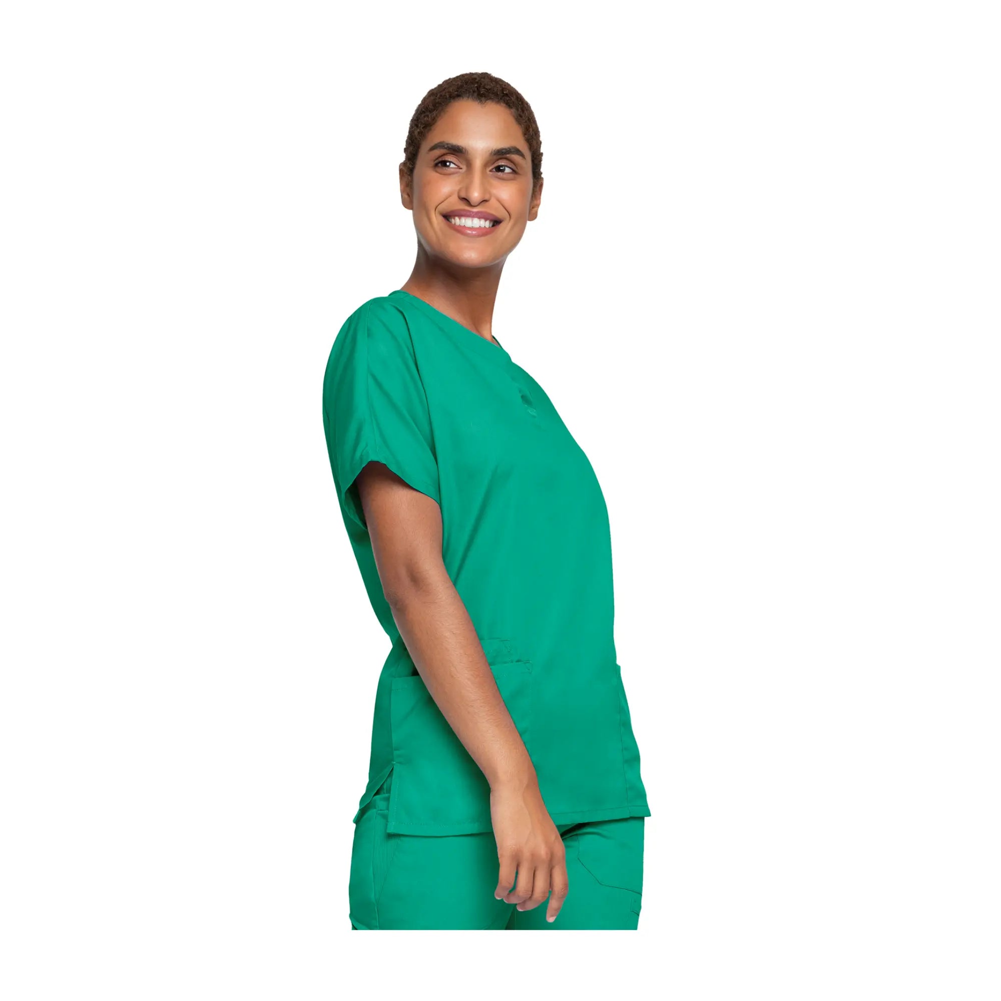 Guéthary - Tunique médicale - Col V - Manches courtes - Femme - Cherokee - Couleur 1 Cherokee Authentic Workwear