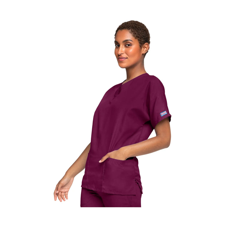Guéthary - Tunique médicale - Col V - Manches courtes - Femme - Cherokee - Couleur 2 Cherokee Authentic Workwear