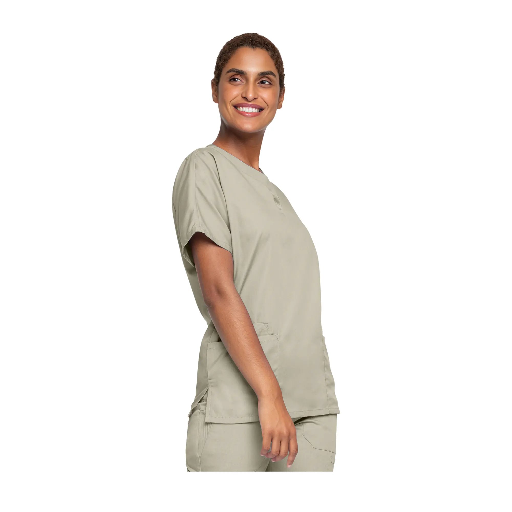 Guéthary - Tunique médicale - Col V - Manches courtes - Femme - Cherokee - Couleur 2 Cherokee Authentic Workwear